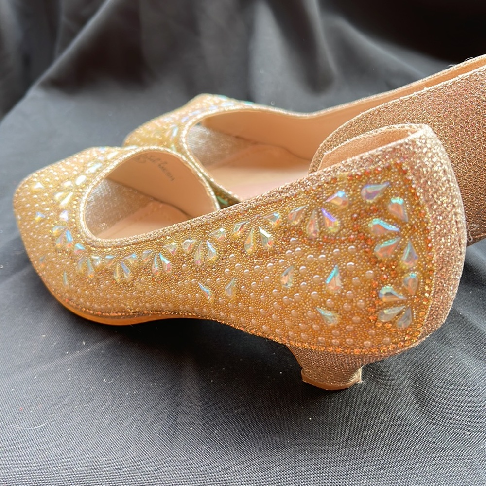 Girls Bella Marie Heels Size 4 - Picture 4 of 4